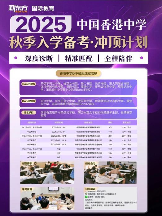香港中学插班攻略 内地港籍生必读入学要点